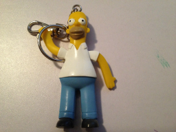 Gumby Homer Keychain