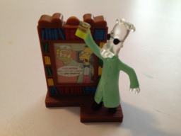Treehouse of Horror Burger King Toy Flipbook Frink as Invisible Man