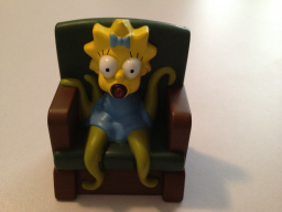 Maggie as Alien Baby Burger King toy