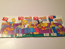 TV Guide Jan 3-Jan 9 1998 Special Simpsons 2 of 4 alternate