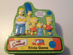 Trivia Game (large tin shaped like family)