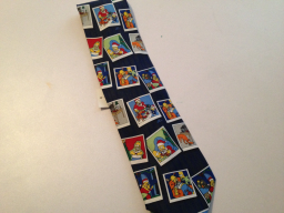 Tie - Chrismas Homer and Bart