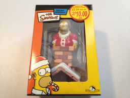 Ornament - Homer as Santa down Chimney