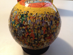 Puzzle - 240 Pieces - 3D Sphere - Townspeople - Put Together