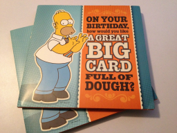 Birthday Card - Giant - Homer