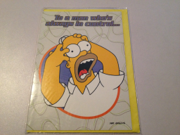 Birthday Card - (UK) Homer