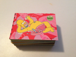 2000 Inkworks Simpsons 10th Anniversary Trading Cards - Complete Set alternate