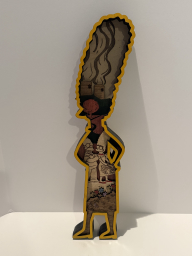 Wood cutout 3D sculpture - Marge